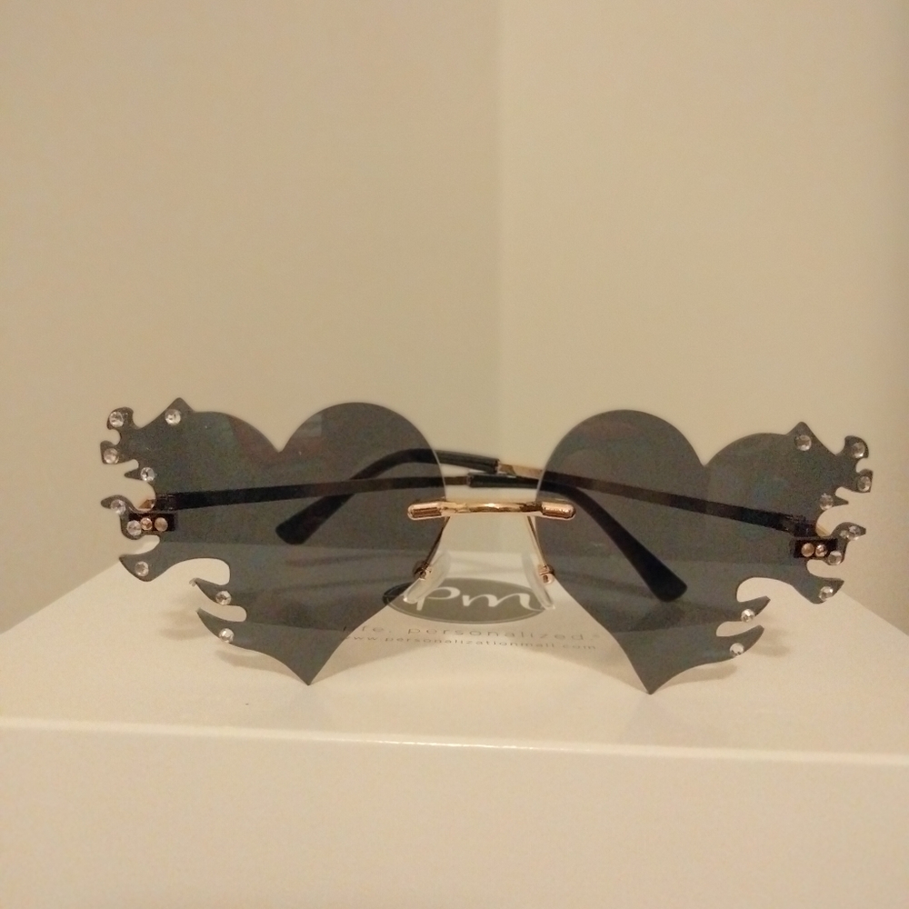 Brand New Black Flaming Sunglasses 😎